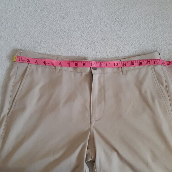 Mizzen+Main Men's Size 36X30 Beige Baron Chino Trim Fit Trouser Pants - Picture 8 of 11